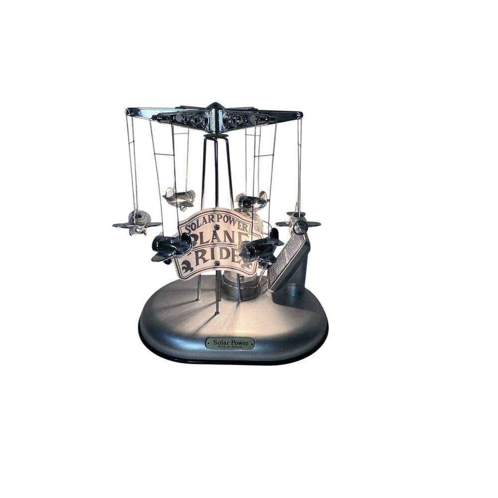 Solar Power Plane Ride Design By Ishiguro Collector Lamp Tested Works Great